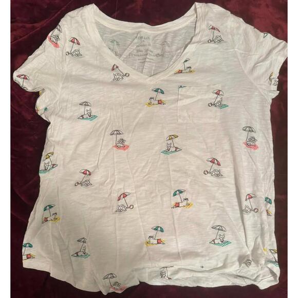 torrid Tops - Cute Torrid Dogs Tanning Shirt - Women's 1XL